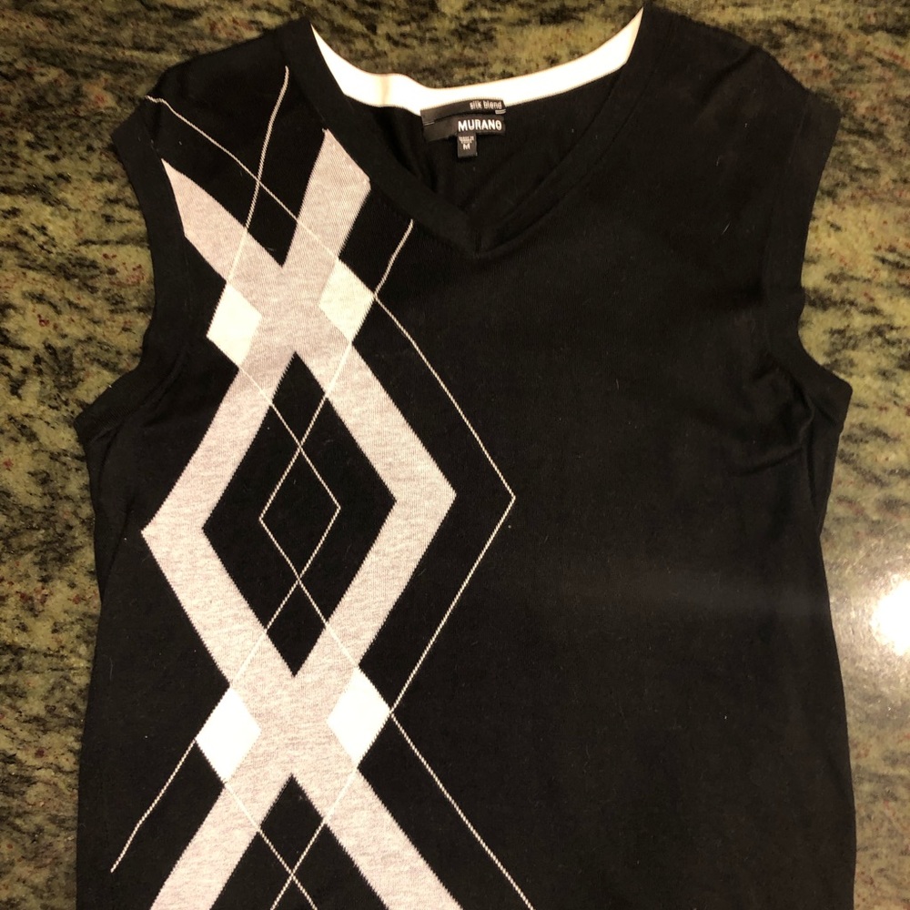 Men’s Murano Silk Blend Dress Vest Size M